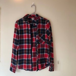 Plaid Flannel Button-Down
